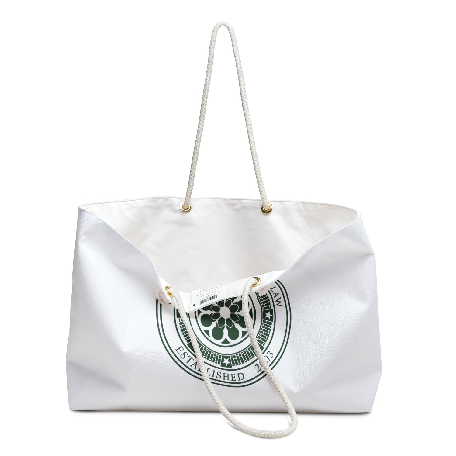 School Crest Weekender Bag