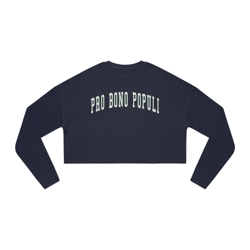 Pro Bono Populi Women's Cropped Sweatshirt