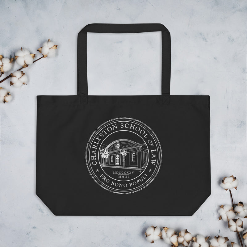 Large organic tote bag