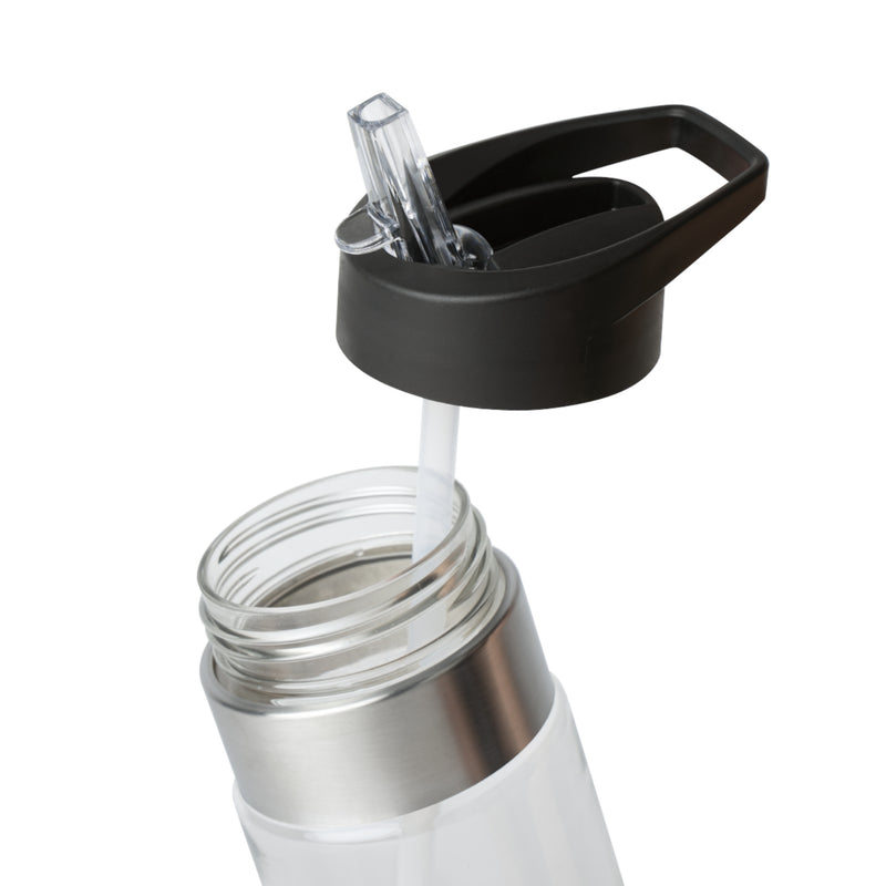CSOL 20oz Tritan Sport Bottle — Clear BPA-Free Hydration Bottle with Flip Straw