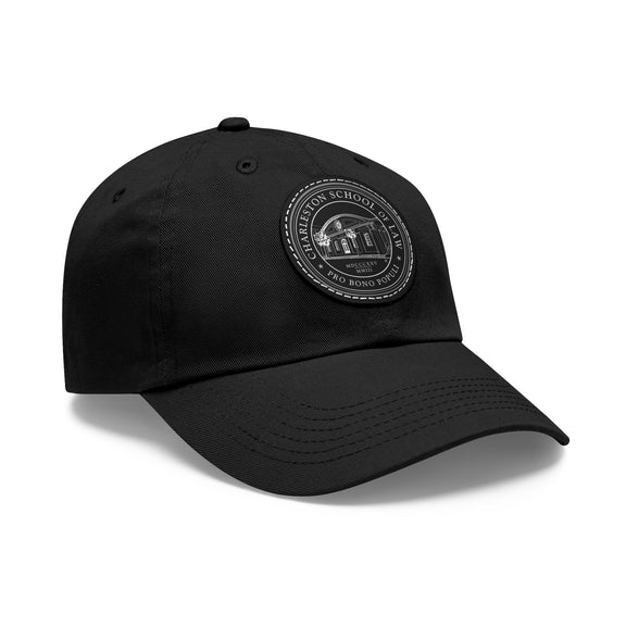 Chapeau de papa avec écusson en cuir (rond) | voodoofest Chapeau de papa avec écusson en cuir (rond) | voodoofest