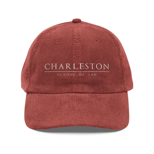 Charleston Vintage Corduroy Cap – Embroidered City Hat