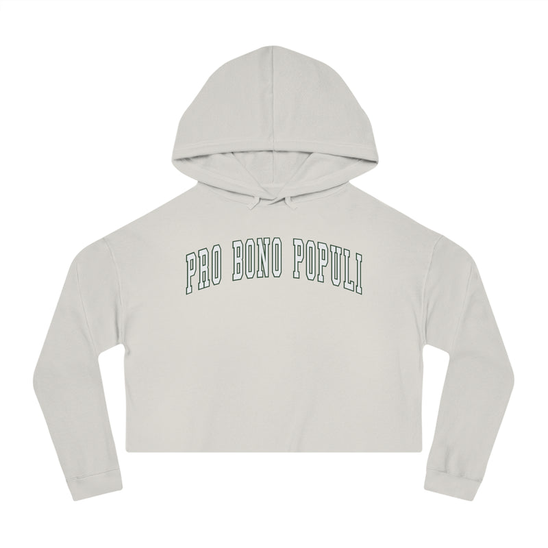 CSOL Cropped Hooded Sweatshirt