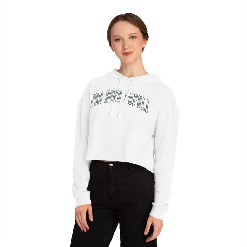 CSOL Cropped Hooded Sweatshirt