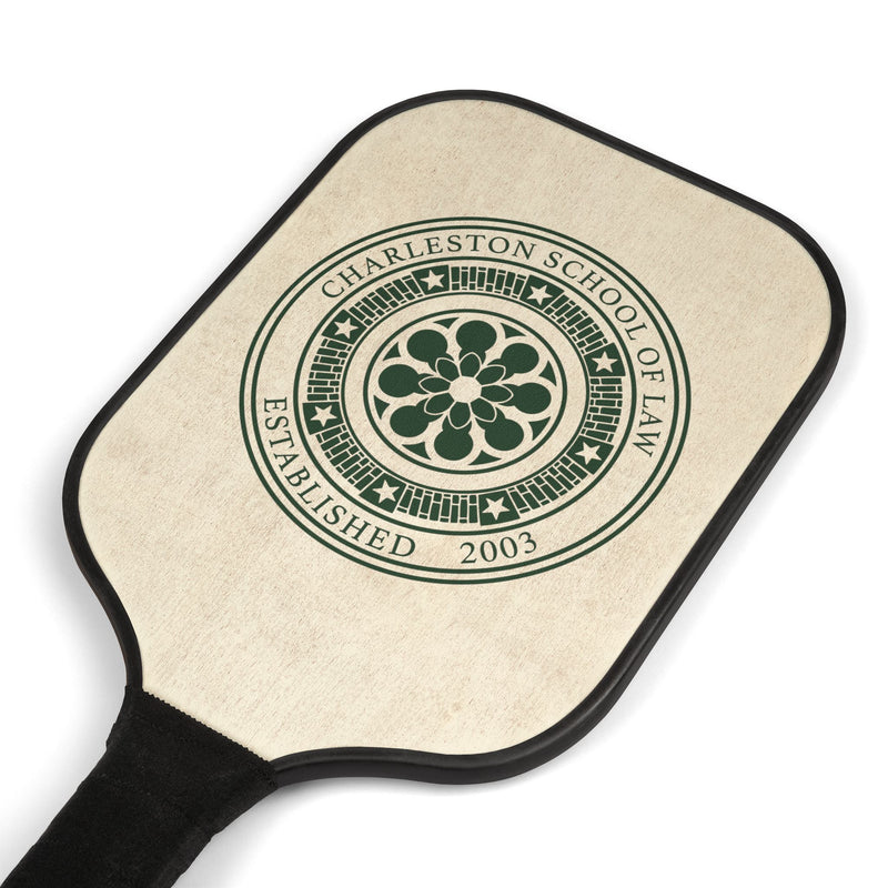 CSOL Pickleball Paddle Set — Vintage Crest Design Paddle Kit with 2 Balls
