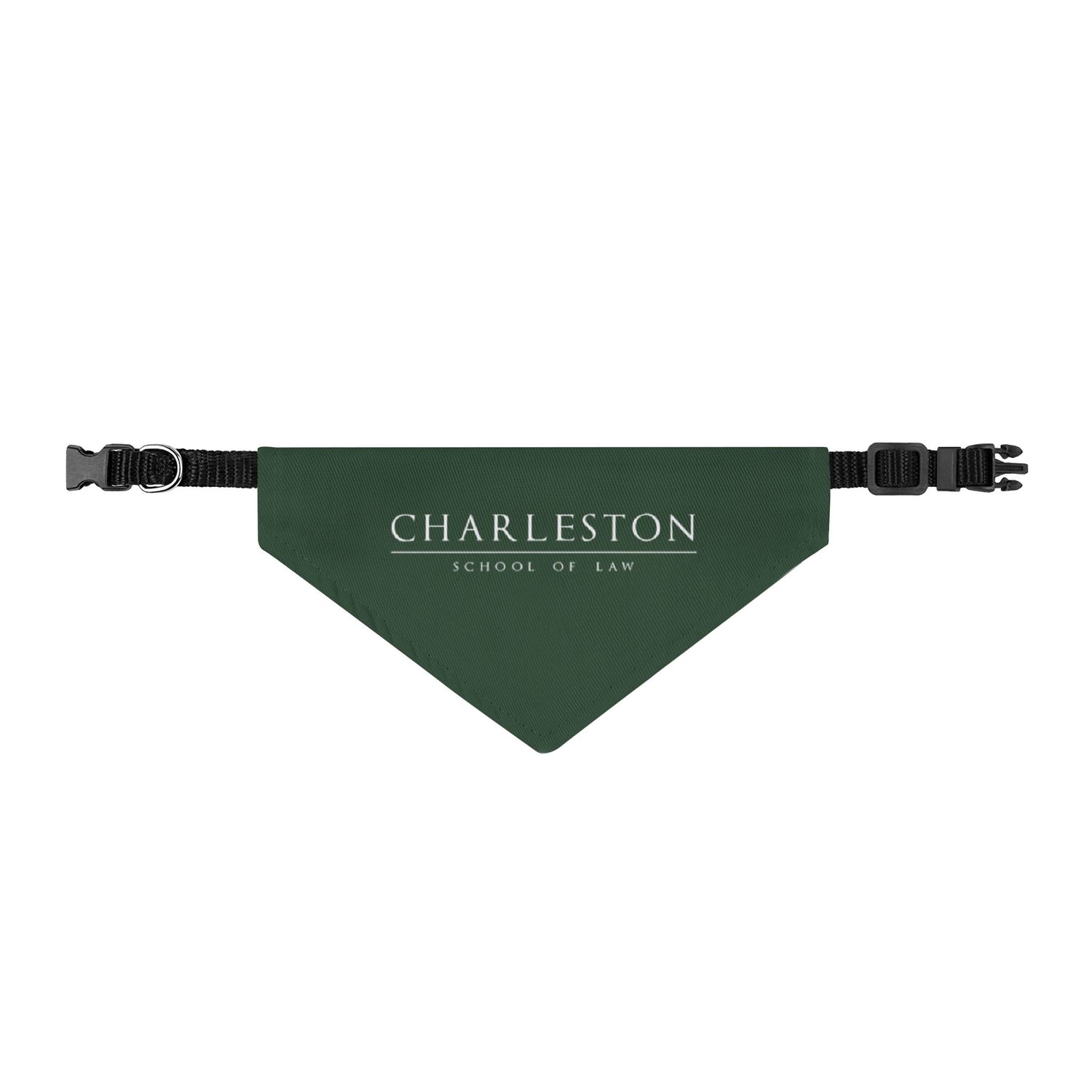 Charleston Green Clip-On Pet Bandana – Adjustable Collar Bandana for Dogs & Cats