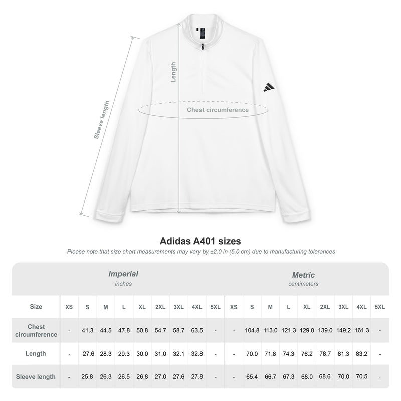 CSOL Adidas Quarter-Zip Pullover — Embroidered Performance Pullover