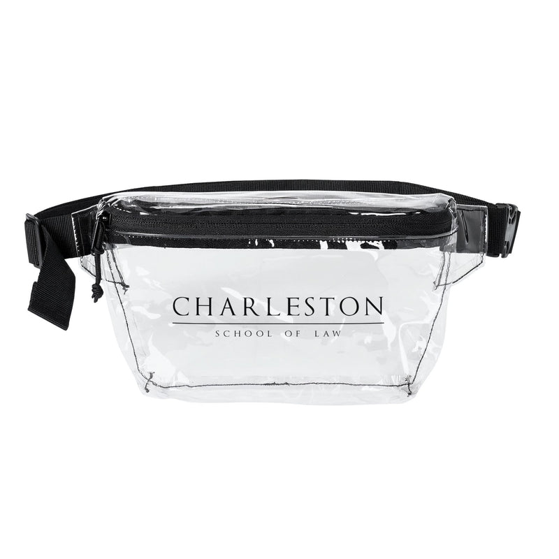 Clear Charleston Fanny Pack — Transparent Festival Waist Bag