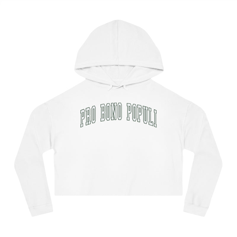 CSOL Cropped Hooded Sweatshirt