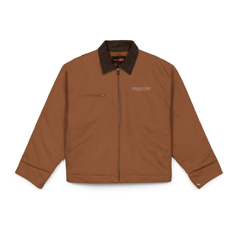 CSOL Embroidered Duck Cloth Work Jacket