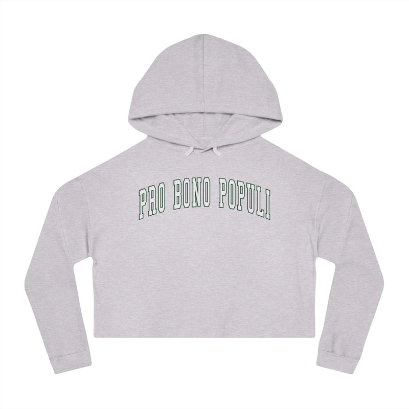 CSOL Cropped Hooded Sweatshirt