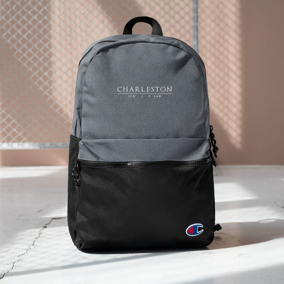champion varsity mini backpack Embroidered Champion Backpack – Charleston School of Law